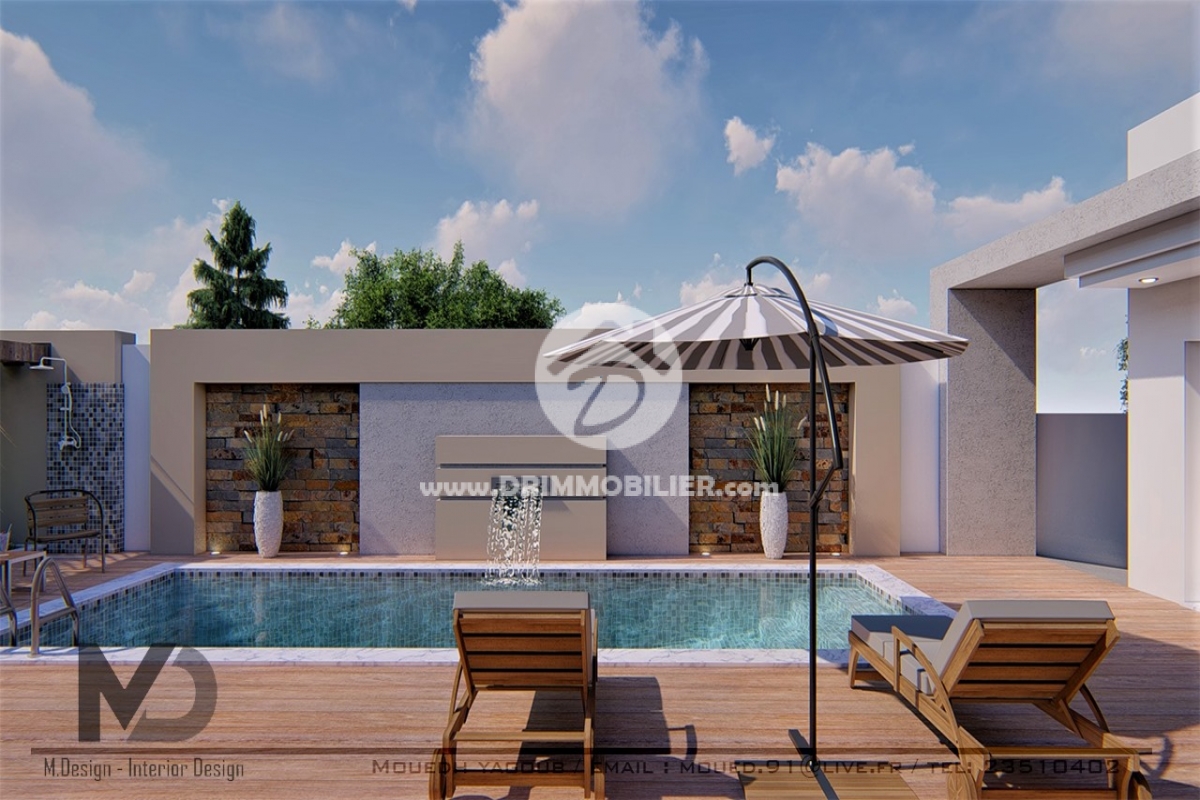 V365 -                            بيع
                           Villa avec piscine Djerba