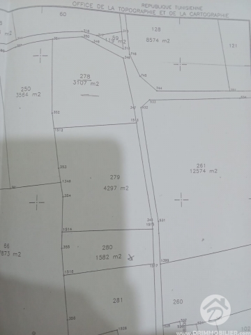  V791 -  بيع  أرض للبيع جربة